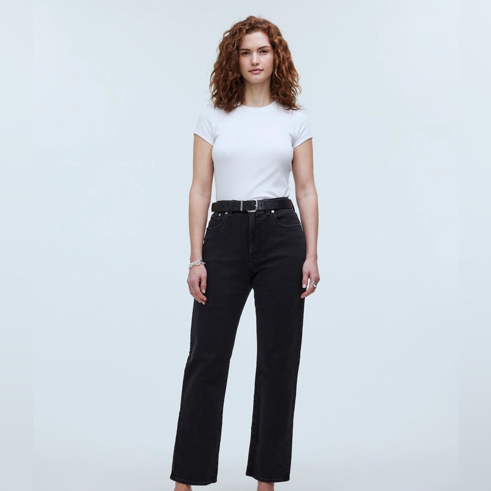 Madewell Women's Straight Leg Jeans in Black